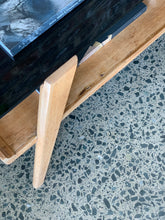 Load image into Gallery viewer, Mid-Century Coffee Table with Black Glass