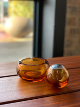 Load image into Gallery viewer, Vintage Amber Ashtray With Lighter