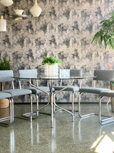 Load image into Gallery viewer, Mid-century Chrome dining room set
