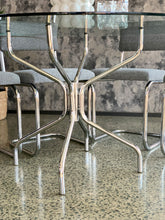Load image into Gallery viewer, Mid-century Chrome dining room set