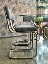 Load image into Gallery viewer, Mid-century Chrome dining room set