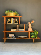 Load image into Gallery viewer, Retro Four-Tiered Shelving Unit