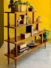 Load image into Gallery viewer, Retro Four-Tiered Shelving Unit