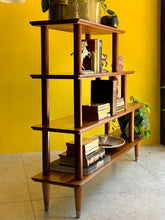 Load image into Gallery viewer, Retro Four-Tiered Shelving Unit
