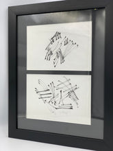 Load image into Gallery viewer, Black and White Japanese Calligraphy prints