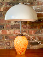 Load image into Gallery viewer, Vintage WMF Ikora glass table lamp