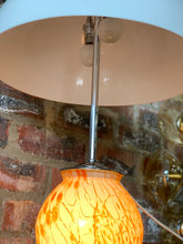Load image into Gallery viewer, Vintage WMF Ikora glass table lamp