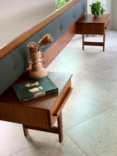 Load image into Gallery viewer, Mid-Century Headboard & Pedestals