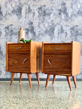 Load image into Gallery viewer, Pair of retro bedside tables