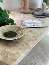 Load image into Gallery viewer, Travertine Modernist Coffee Table