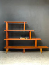 Load image into Gallery viewer, Retro Four-Tiered Shelving Unit