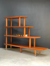 Load image into Gallery viewer, Retro Four-Tiered Shelving Unit