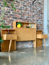 Load image into Gallery viewer, Single Headboard and Pedestals