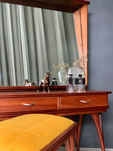 Load image into Gallery viewer, Mid-Century Dresser With Stool