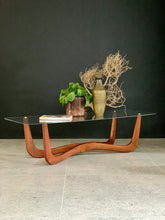 Load image into Gallery viewer, Mid-Century Coffee Table With Glass Top