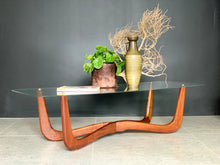 Load image into Gallery viewer, Mid-Century Coffee Table With Glass Top