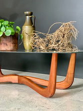 Load image into Gallery viewer, Mid-Century Coffee Table With Glass Top