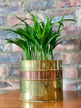 Load image into Gallery viewer, Vintage Brass Planters