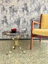 Load image into Gallery viewer, Vintage brass side table
