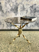 Load image into Gallery viewer, Vintage Brass side table