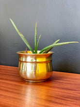 Load image into Gallery viewer, Vintage Solid Brass Planters