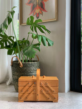 Load image into Gallery viewer, Vintage Wooden Sewing Caddy
