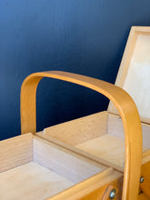 Load image into Gallery viewer, Vintage Wooden Sewing Caddy