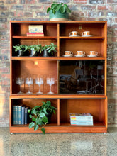 Load image into Gallery viewer, ''Simplex'' mahogany stackable bookcase