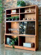 Load image into Gallery viewer, ''Simplex'' mahogany stackable bookcase