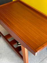 Load image into Gallery viewer, Mid-Century Trolley / Side Table with Wheels