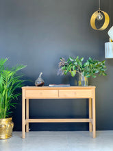 Load image into Gallery viewer, Oak Console/Entrance Table