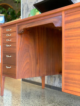 Load image into Gallery viewer, Mid-Century Mahogany Desk