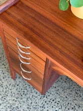Load image into Gallery viewer, Mid-Century Mahogany Desk