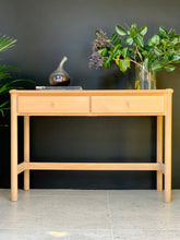 Load image into Gallery viewer, Oak Console/Entrance Table