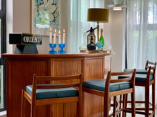 Load image into Gallery viewer, Mid-Century Bar & 5 Bar Chairs