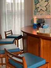 Load image into Gallery viewer, Mid-Century Bar & 5 Bar Chairs