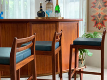Load image into Gallery viewer, Mid-Century Bar & 5 Bar Chairs