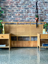 Load image into Gallery viewer, Pair of cane pedestals