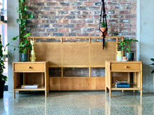 Load image into Gallery viewer, Pair of cane pedestals