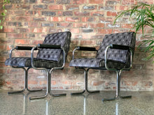 Load image into Gallery viewer, Pair Of Modernist Chrome Armchairs