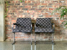 Load image into Gallery viewer, Pair Of Modernist Chrome Armchairs