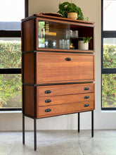 Load image into Gallery viewer, Mid-Century Steel & Wood Unit