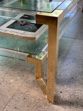 Load image into Gallery viewer, Lucite & Brass Coffee Table