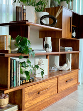 Load image into Gallery viewer, Mid-Century Wall Unit / Room Divider in Solid Kiaat
