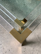 Load image into Gallery viewer, Lucite & Brass Coffee Table
