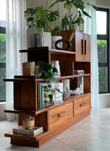 Load image into Gallery viewer, Mid-Century Wall Unit / Room Divider in Solid Kiaat
