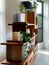 Load image into Gallery viewer, Mid-Century Wall Unit / Room Divider in Solid Kiaat