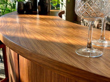Load image into Gallery viewer, Kiaat bar counter including three bar chairs