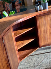 Load image into Gallery viewer, Kiaat bar counter including three bar chairs