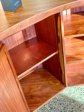 Load image into Gallery viewer, Kiaat bar counter including three bar chairs